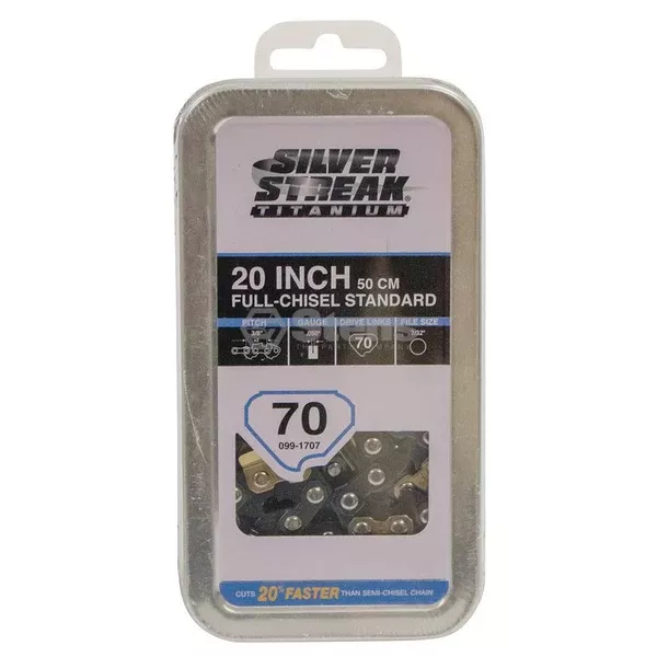 099-1707-titanium-chain-pre-cut-loop-70-dl-3-8-050-chisel-standard 099-1707 Titanium Chain Pre-Cut Loop 70 DL, 3/8", .050, Chisel Standard
