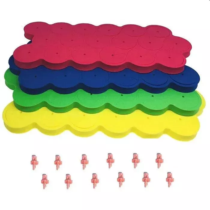 1-625-neoprene-replacement-72pcs-per-bag-green-yellow-blue-red-12pcs-sprayers 1.625'' Neoprene Replacement - 72pcs per bag (green, yellow, blue and red) + 12pcs sprayers
