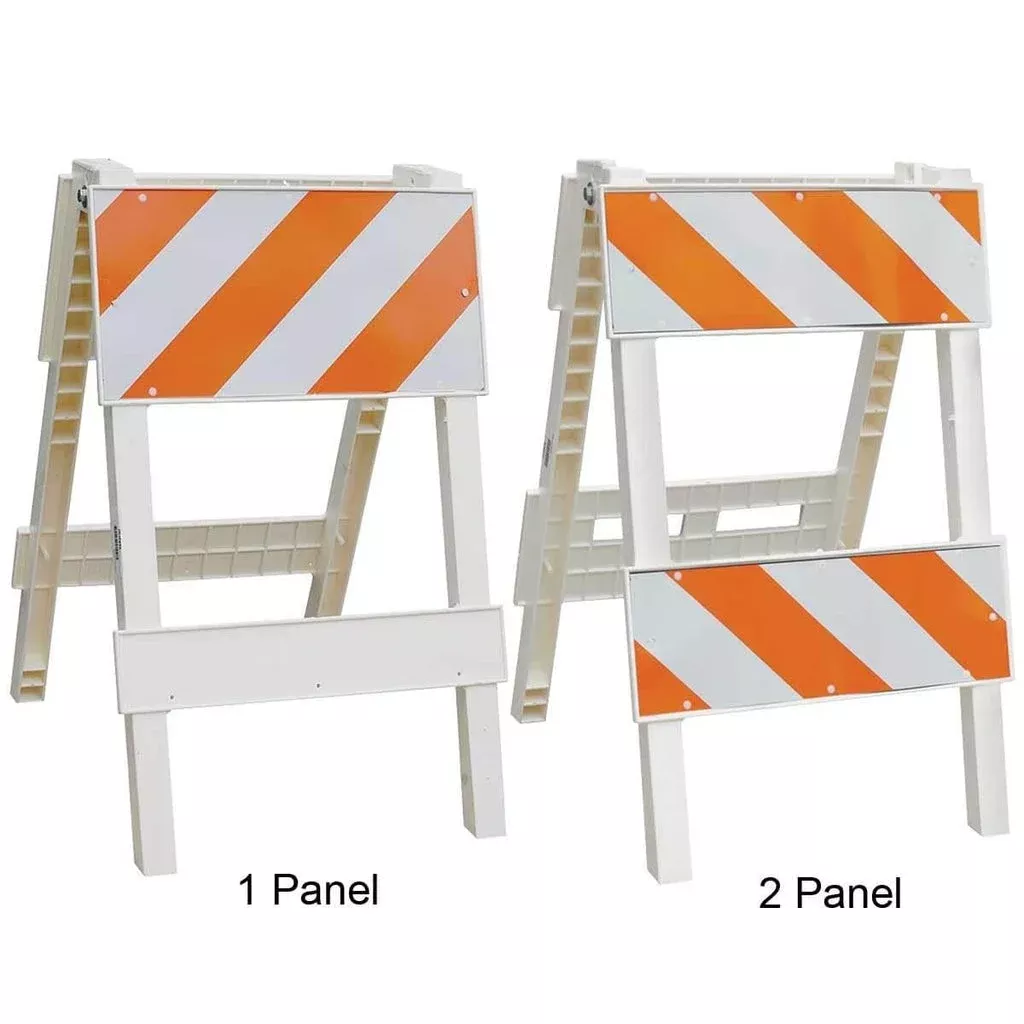 1-or-2-panel-plastic-barricade 1 or 2 Panel Plastic Barricade