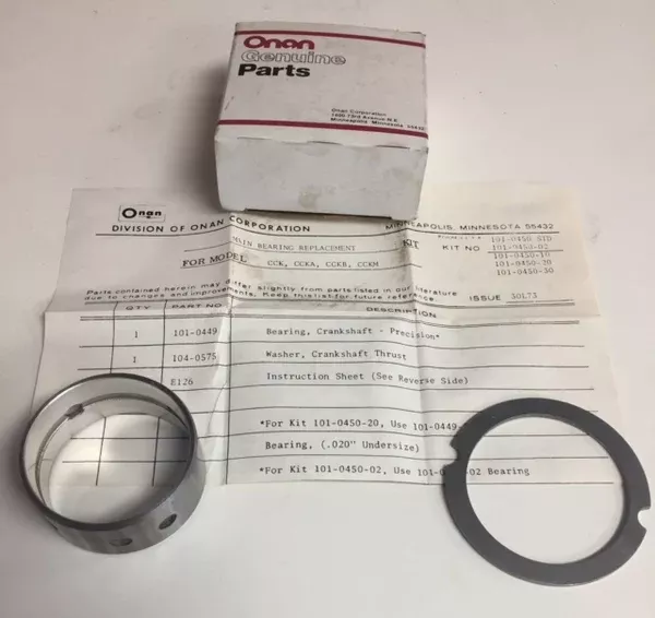 101-0450-bearing-kit-original-genuine-onan-part-1010450 101-0450 Bearing Kit Original Genuine ONAN Part 1010450