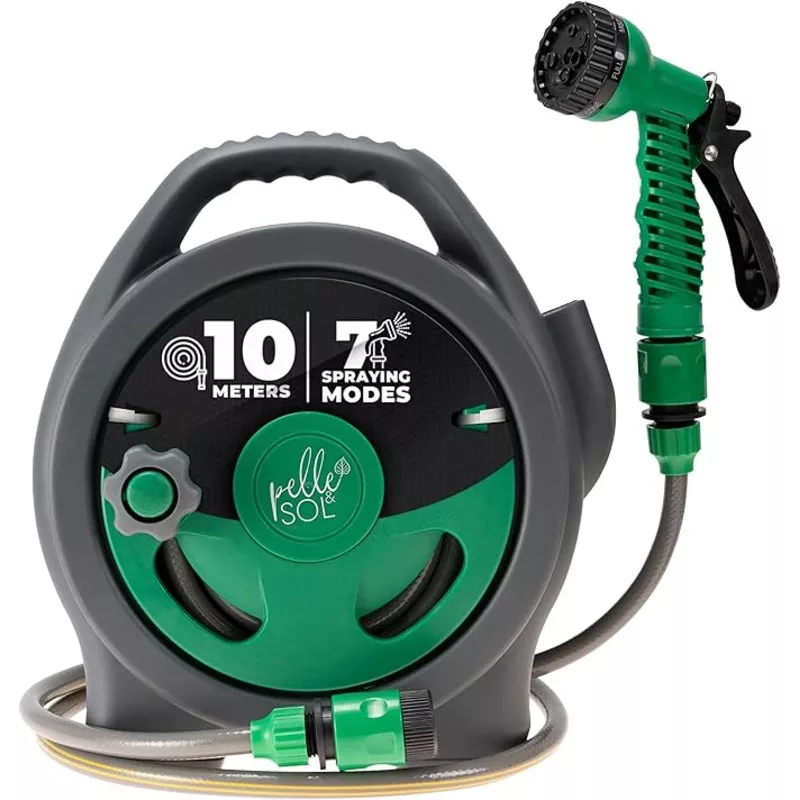 10m-garden-hose-reel-kit 10m Garden Hose Reel Kit