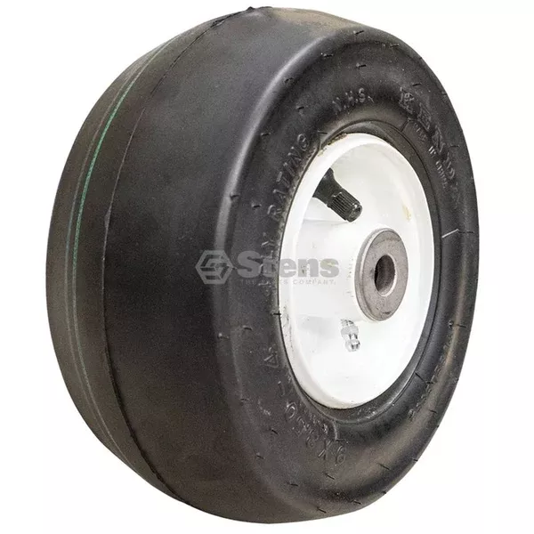 175-596 Zero-Flat Wheel Assembly, 9x3.50-4 Smooth