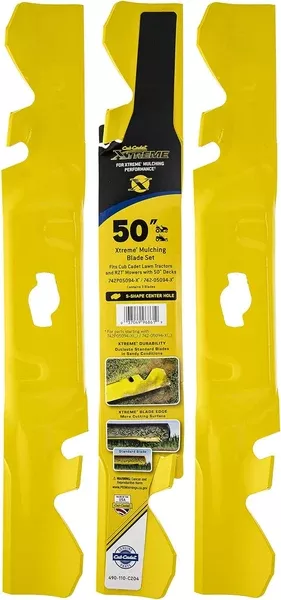 3-pack-mtd-cub-cadet-742p05094-x-17-271-xtreme-blade-s-shaped-hole-enduro-xt1-lt 3 PACK of MTD / CUB CADET 742P05094-X 17.271" Xtreme Blade S-Shaped Hole Enduro XT1-LT50 Ultima ZT1-50 ZT2-50