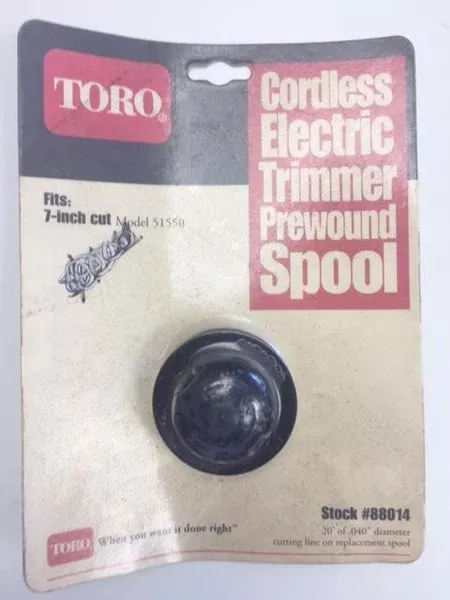 88014-toro-electric-trimmer-prewound-spool-7-inch-cut-fits-model-51550 88014 Toro Electric Trimmer Prewound Spool 7-inch cut fits model 51550