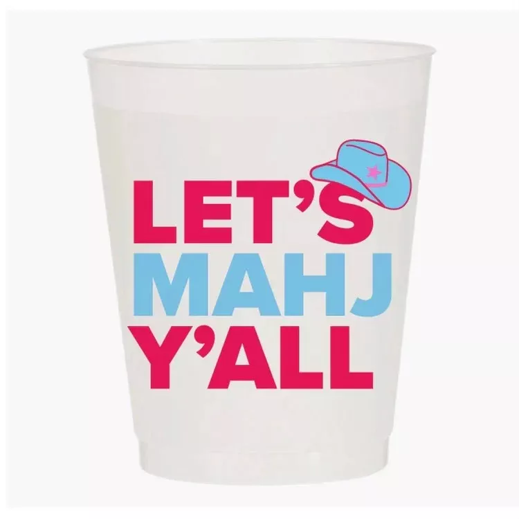 let-s-mahj-y-all-frost-flex-cups “Let’s Mahj Y’all” Frost Flex Cups