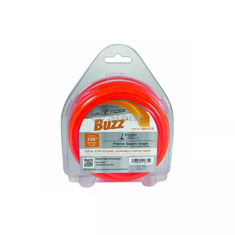 Stens 380-213 - BUZZ TRIMMER LINE .105 1/2 LB. DONUT