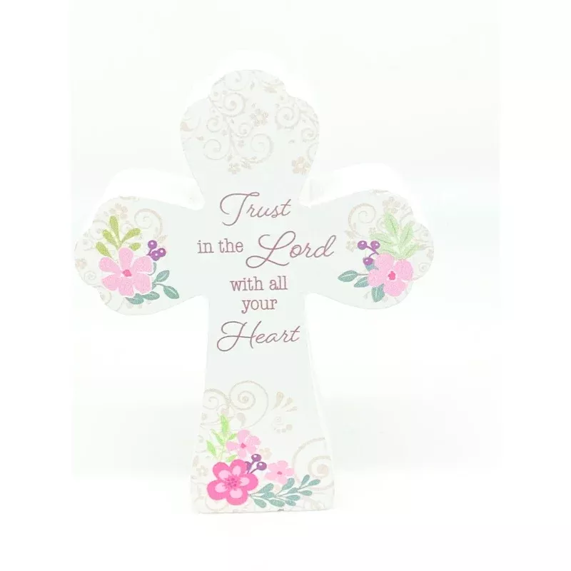 trust-in-lord-inspirational-standing-cross-4-75-h “Trust in the Lord” Inspirational Standing Cross 4.75″ H