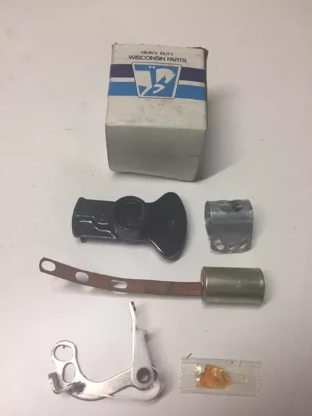 YQ22 Ignition Points and Condenser Kit Original Wisconsin NOS